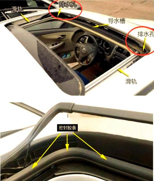 帕萨特领驭天窗排水管 大众帕萨特领驭天窗排水走向